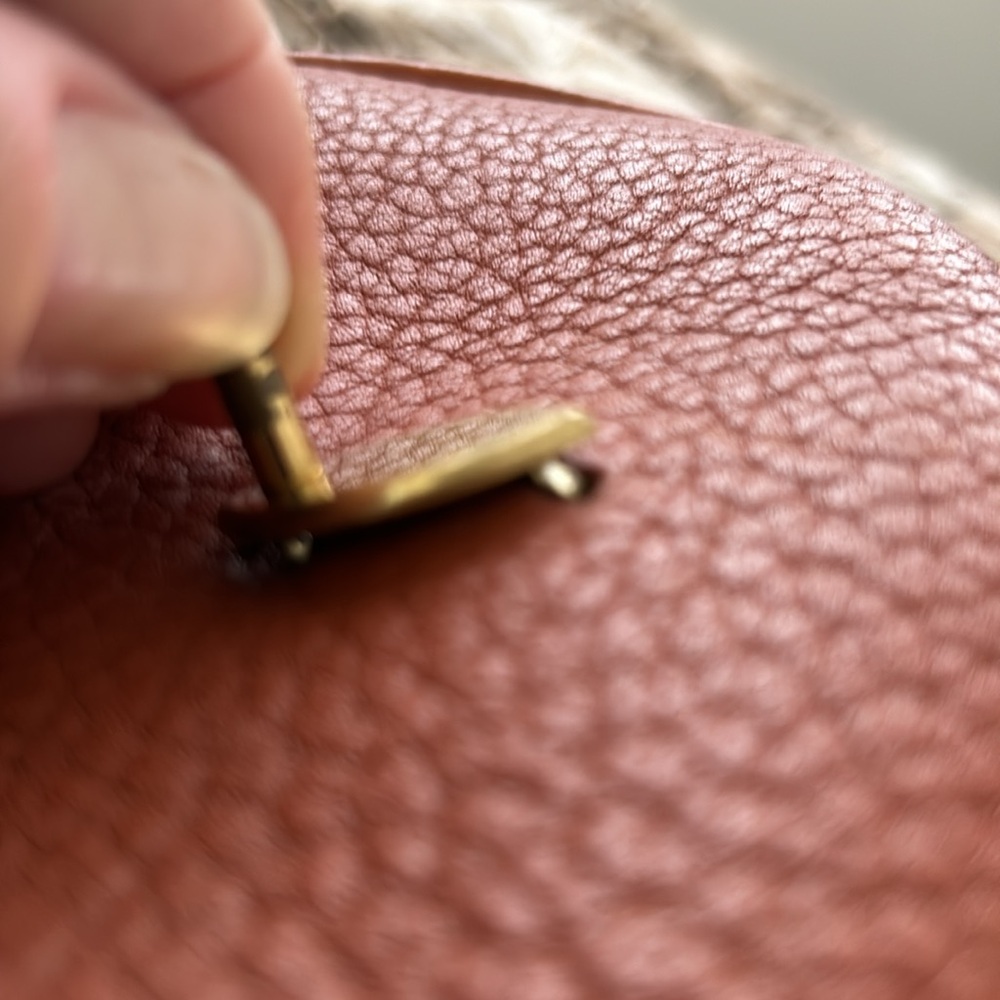 Dooney & Bourke Vintage Mini Saddlebag or Crossbody Pebbled Leather - Picture 10 of 13